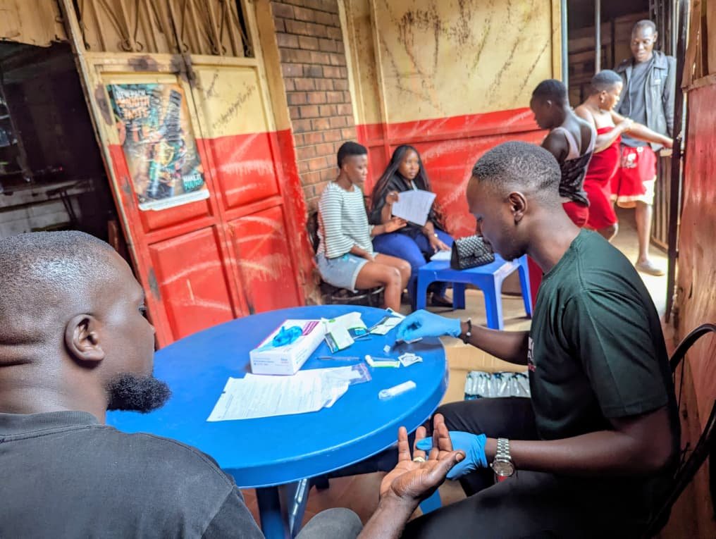 HIV testing and supported linkage