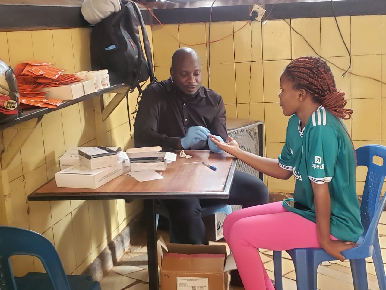 Community HIV testing and prevention counselling